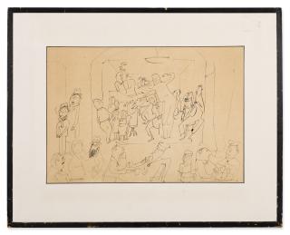 Ludwig Bemelmans - Café Scene