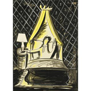 Ludwig Bemelmans - In The Middle Of The Night, Miss Clavel Turned On The Light And Said, \