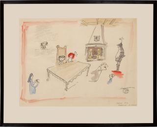 Ludwig Bemelmans - Sketch For Madeline In London