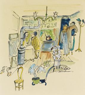 Ludwig Bemelmans - The Restaurant