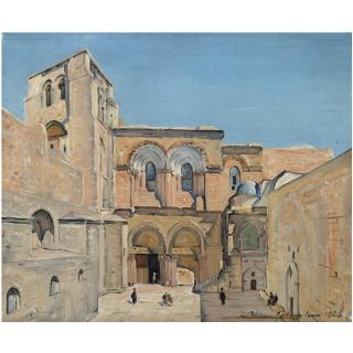 Ludwig Blum - Israeli Church Of The Holy Selpulchre, Jerusalem