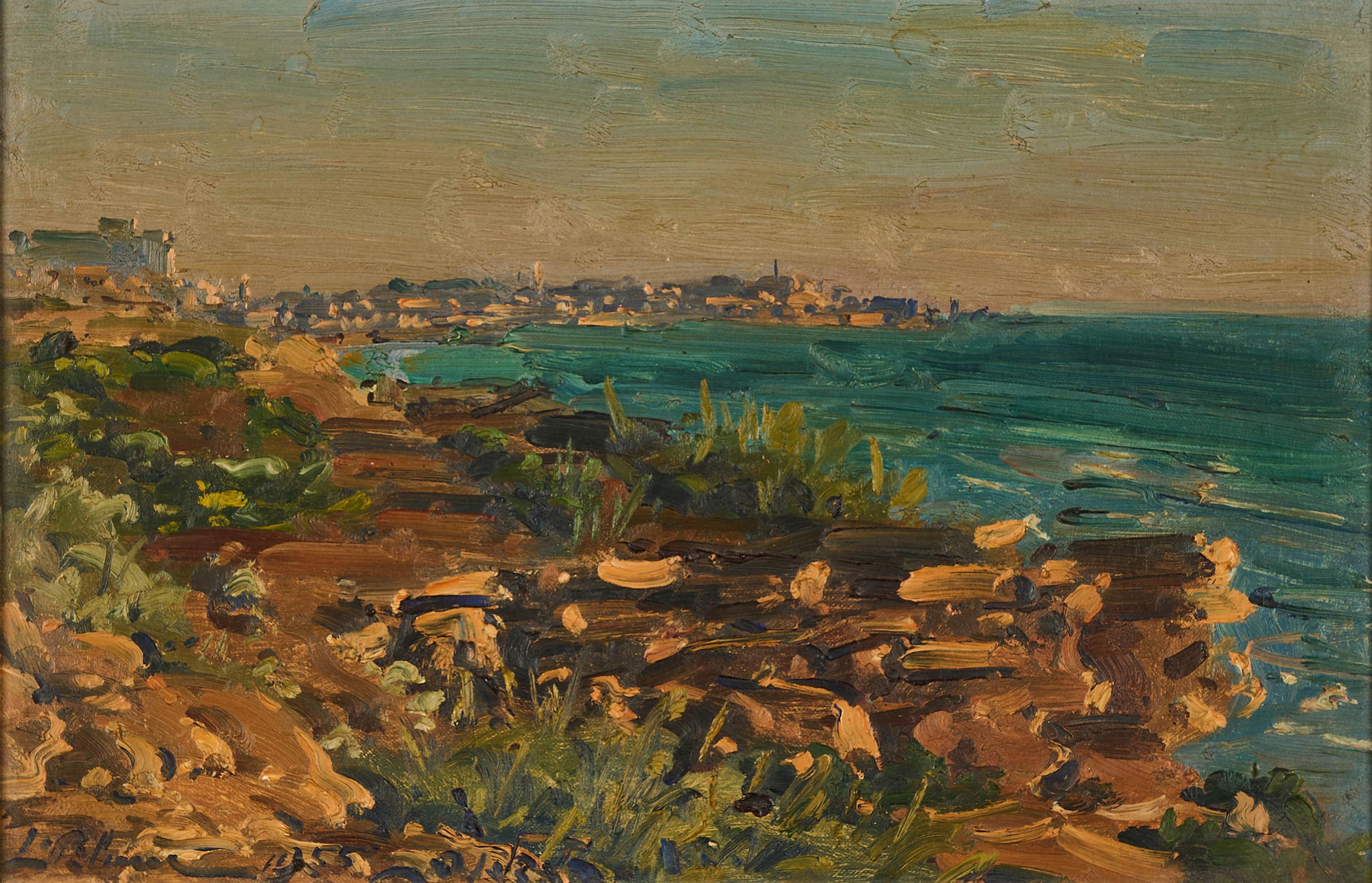 Ludwig Blum - Küstenlandschaft.