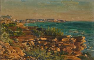 Ludwig Blum - Küstenlandschaft.