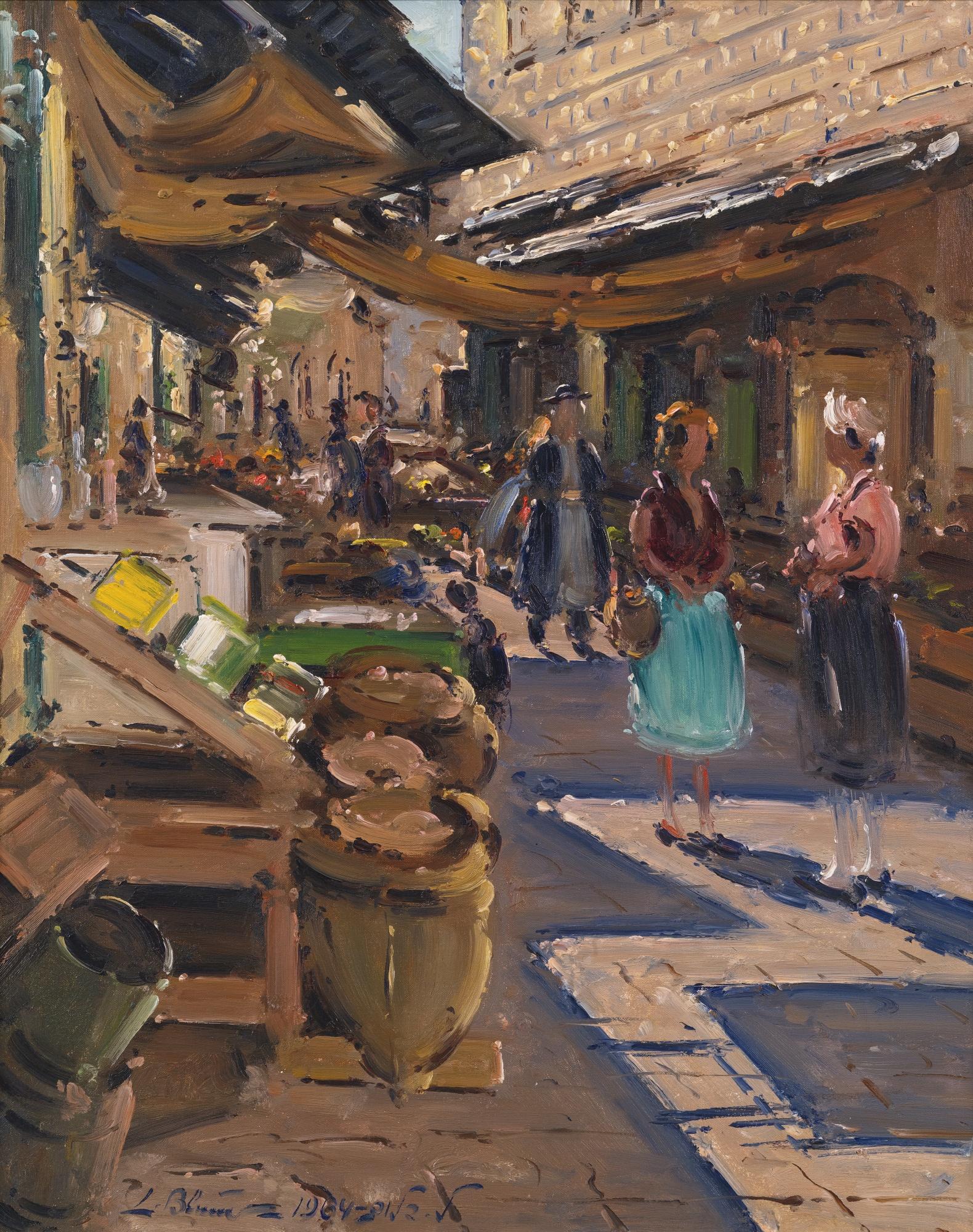 Ludwig Blum - Market Scene
