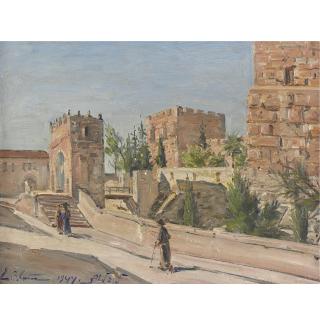 Ludwig Blum - Tower Of David, Eastern Entrance