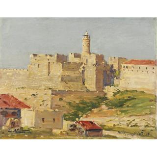 Ludwig Blum - Tower Of David In The Old City Of Jerusalem