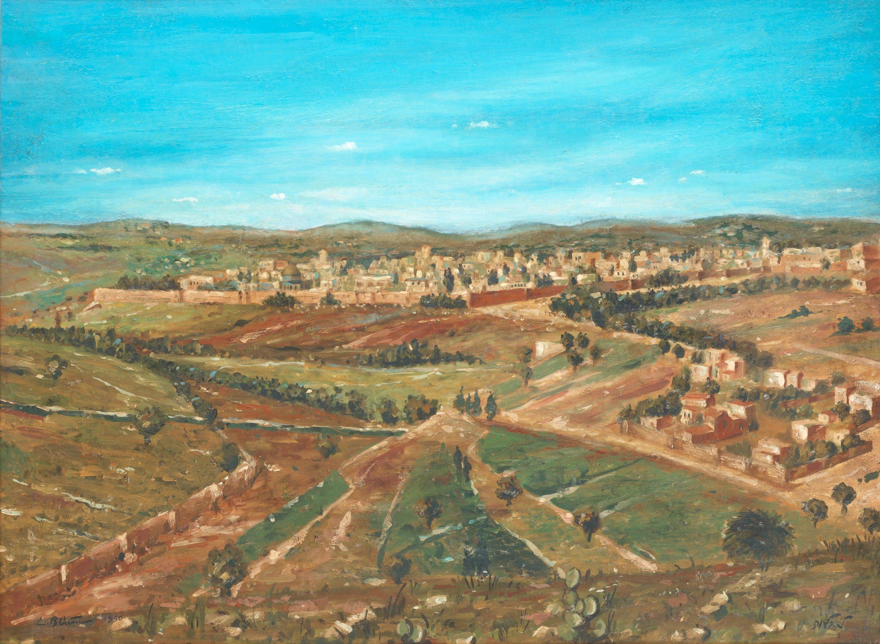 Ludwig Blum - View of Jerusalem