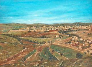 Ludwig Blum - View of Jerusalem