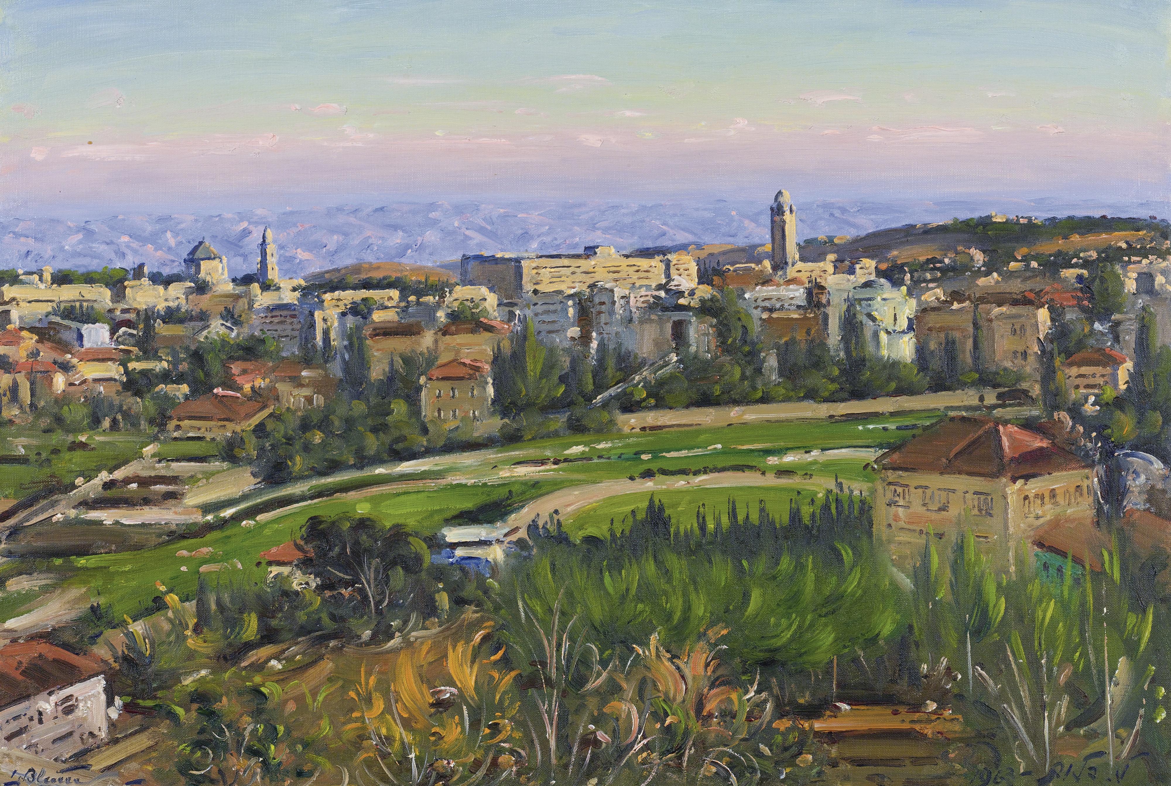 Ludwig Blum - View Of Jerusalem