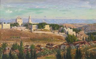 Ludwig Blum - View Of Jerusalem 