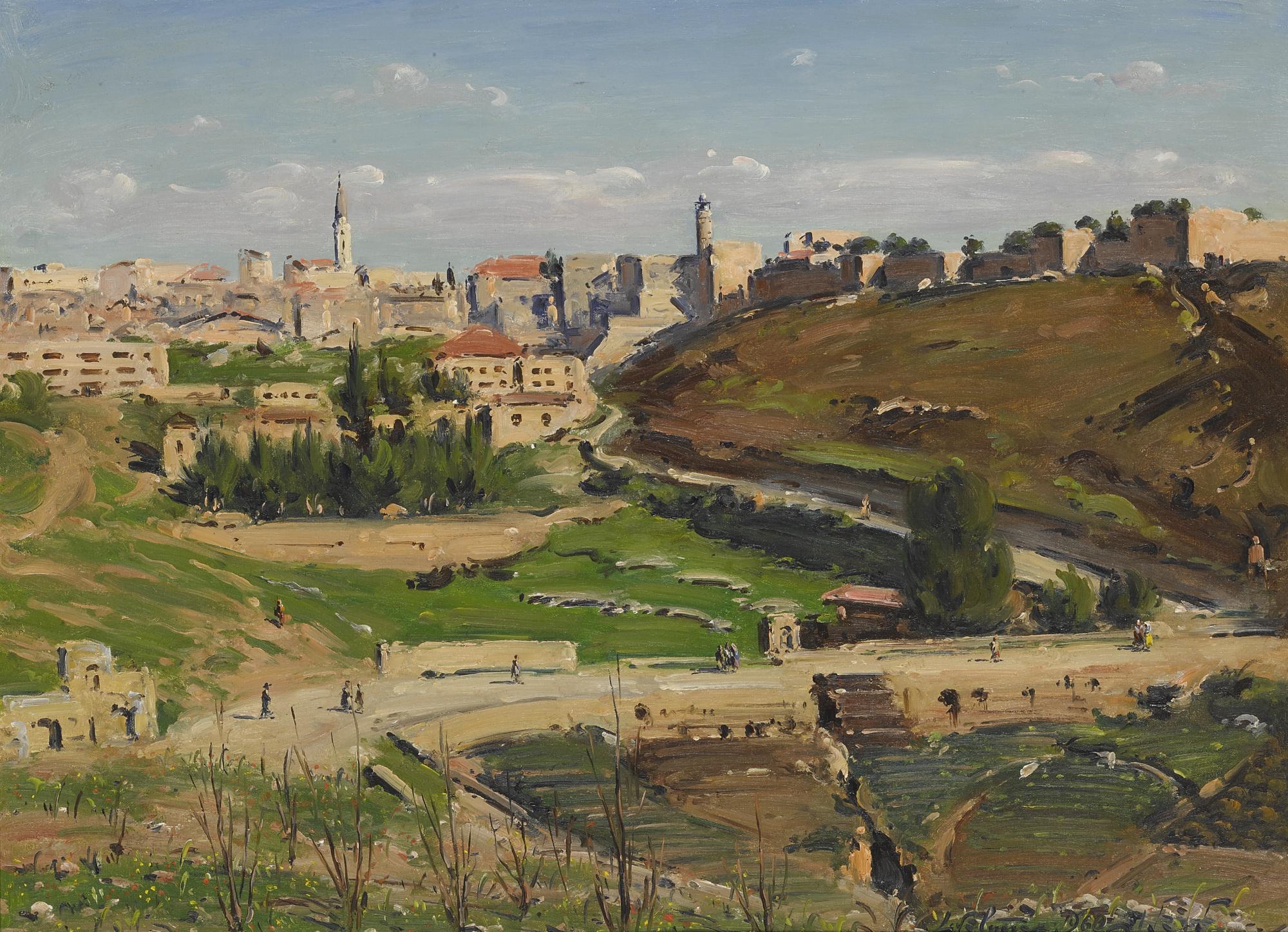 Ludwig Blum - View Of Jerusalem