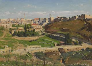 Ludwig Blum - View Of Jerusalem