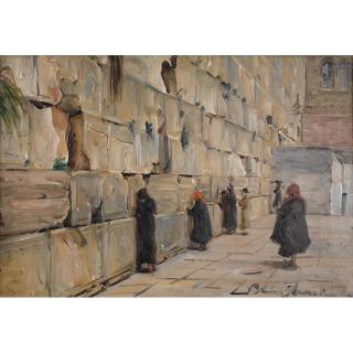 Ludwig Blum - View Of The Western Wall