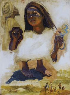 Ludwig Deutsch - Etudes De Têtes, De Pieds Et De Mainsludwig Deutsch ; Studies Of Heads, Feet And Hands ; Bears The Studio Stamp On The Reverse ; Oil On Panel, Unframed