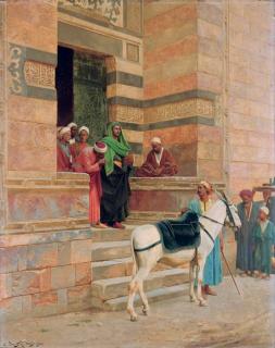 Ludwig Deutsch - Leaving the mosque