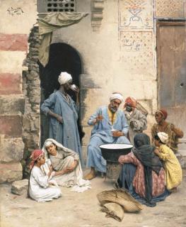 Ludwig Deutsch - The Sahleb Vendor, Cairo