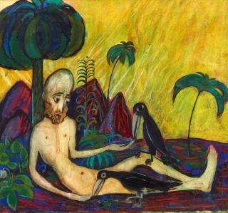 Ludwig E. Ronig - Elias in der Wüste.