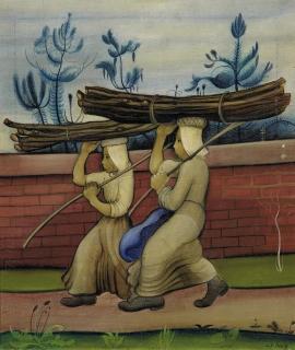 Ludwig E. Ronig - Holzträgerinnen