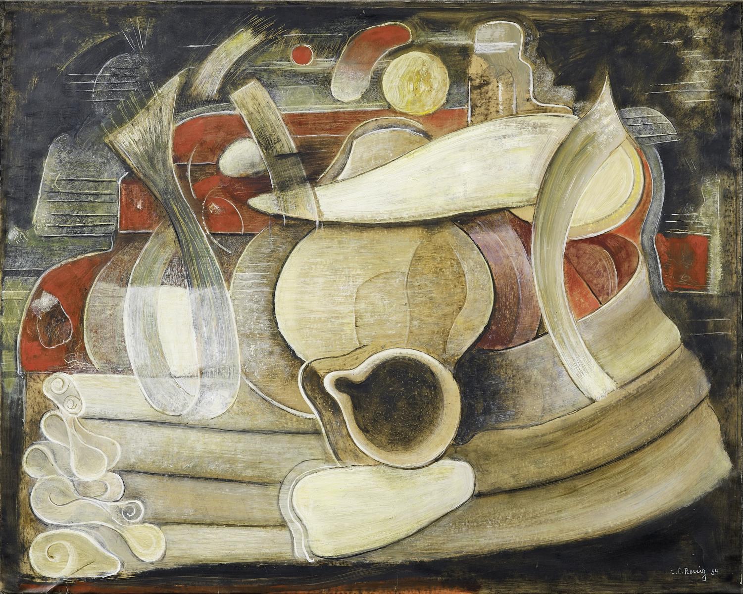 Ludwig E. Ronig - Liegender Krug II