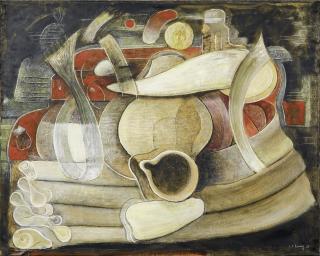 Ludwig E. Ronig - Liegender Krug II