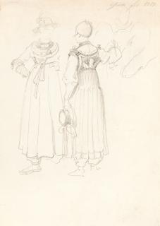 Ludwig Emil Grimm - Bayerische Bäuerinnen vom Schliersee.