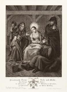 Ludwig Emil Grimm - Preußische Treue, Liebe und Milde (nach Friedrich Bury).