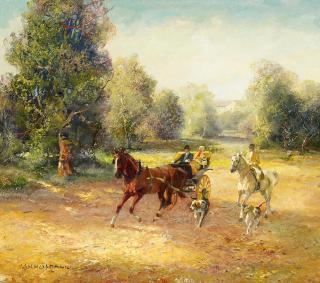 Ludwig Gschossmann - Sommerlicher Ausritt