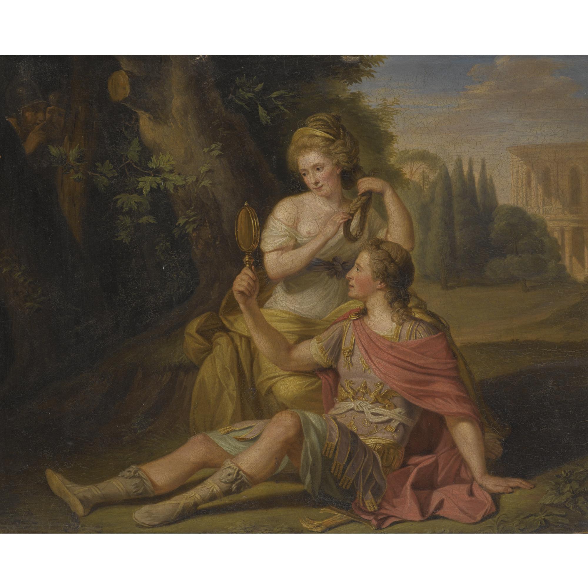 Ludwig Guttenbrunn - Rinaldo And Armida, Said To Be Henry Greswold-Lewis And Madame St. Clair