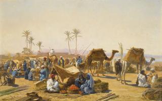 Ludwig Hans Fischer - Austrian the Street Market