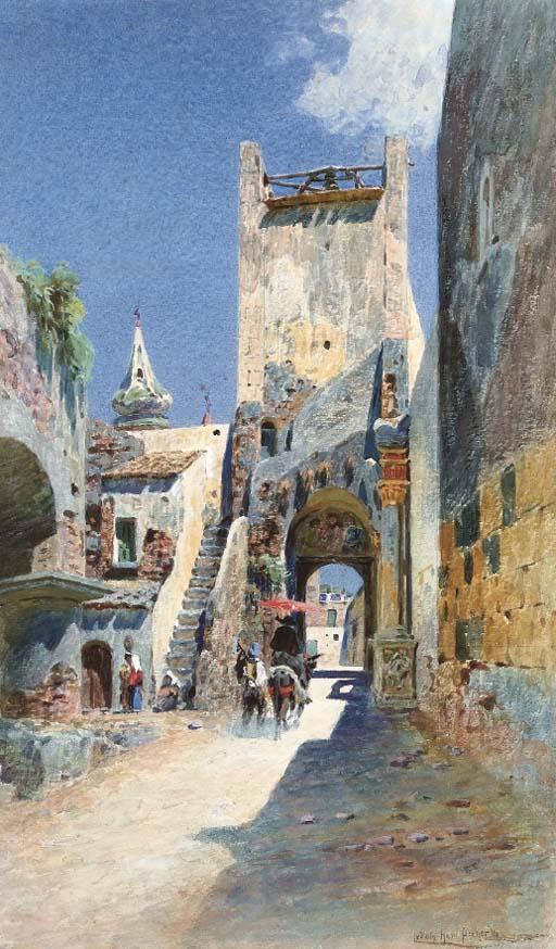 Ludwig Hans Fischer - Veduta di Taormina