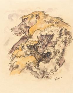 Ludwig Heinrich Jungnickel - Die Affenbande.