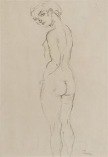 Ludwig Heinrich Jungnickel - Standing Nude