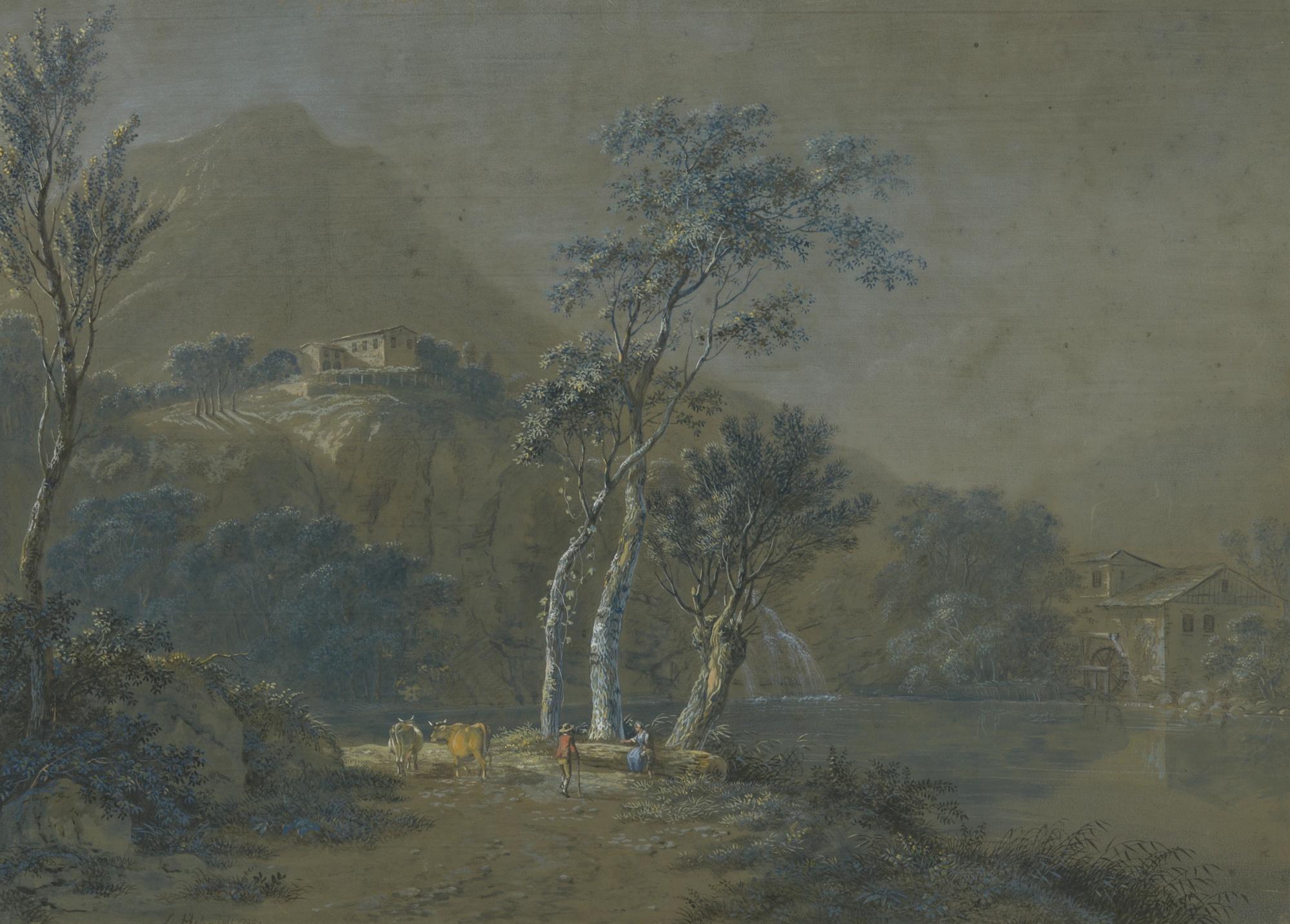 Ludwig Hess - Italienische Gebirgslandschaft, 1790