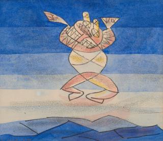 Ludwig Hirschfeld-Mack - Flight Into Space, 1958