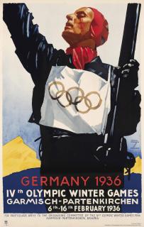 Ludwig Hohlwein - Germany 1936, Ivth Olympic Winter Games