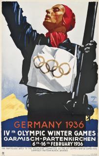 Ludwig Hohlwein - Germany 1936, Ivth Olympic Winter Games