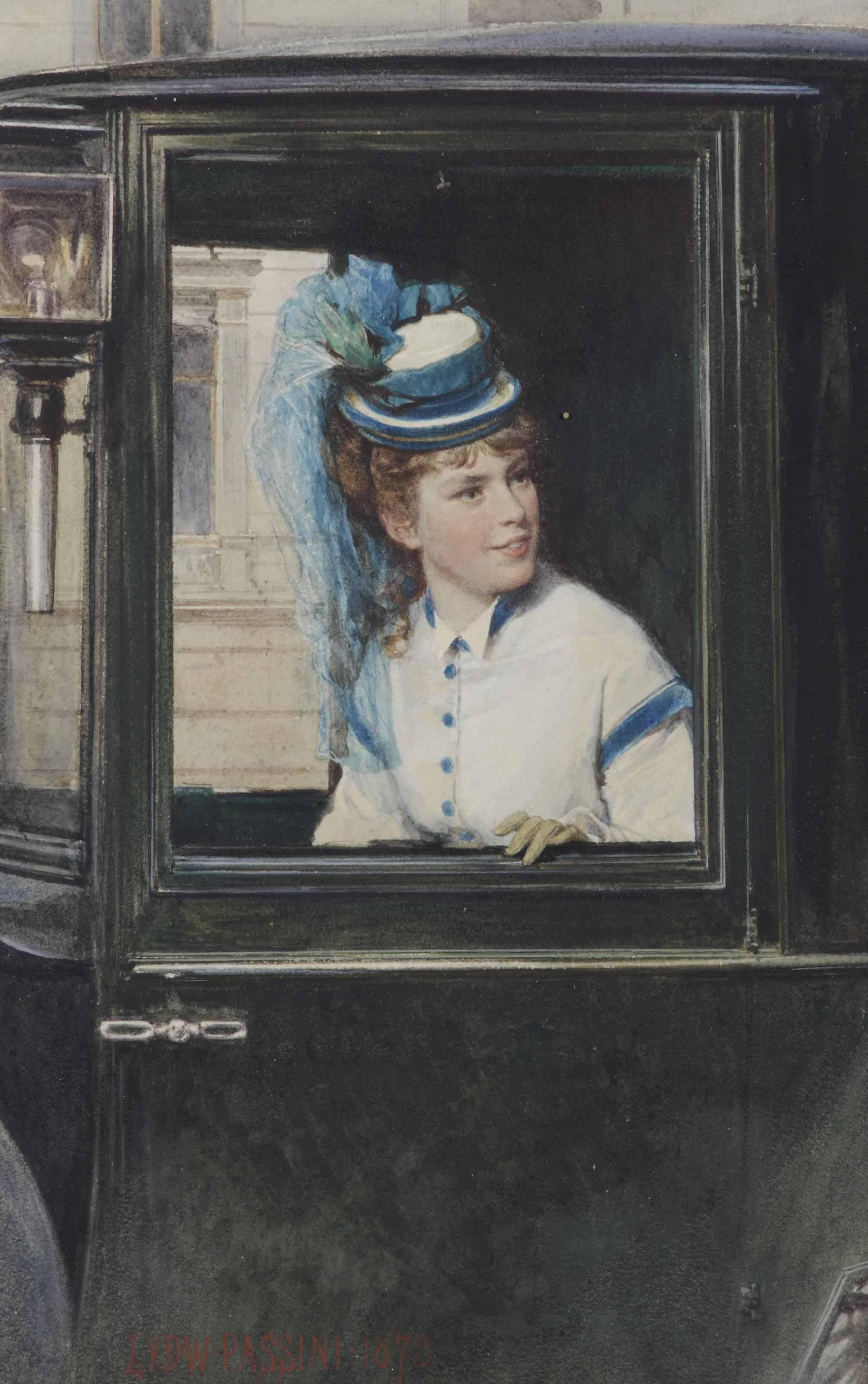 Ludwig Johann Passini - The carriage ride