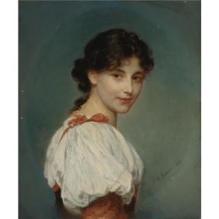 Ludwig Knaus - German Italian Girl