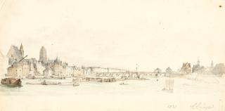 Ludwig Lange - Blick auf Frankfurt am Main.