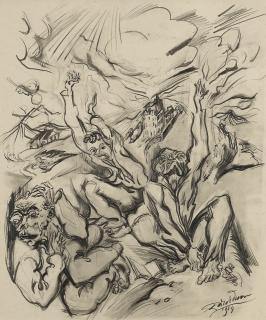 Ludwig Meidner - Angst (Fear)