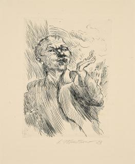 Ludwig Meidner - Aus: Die Feuerprobe.