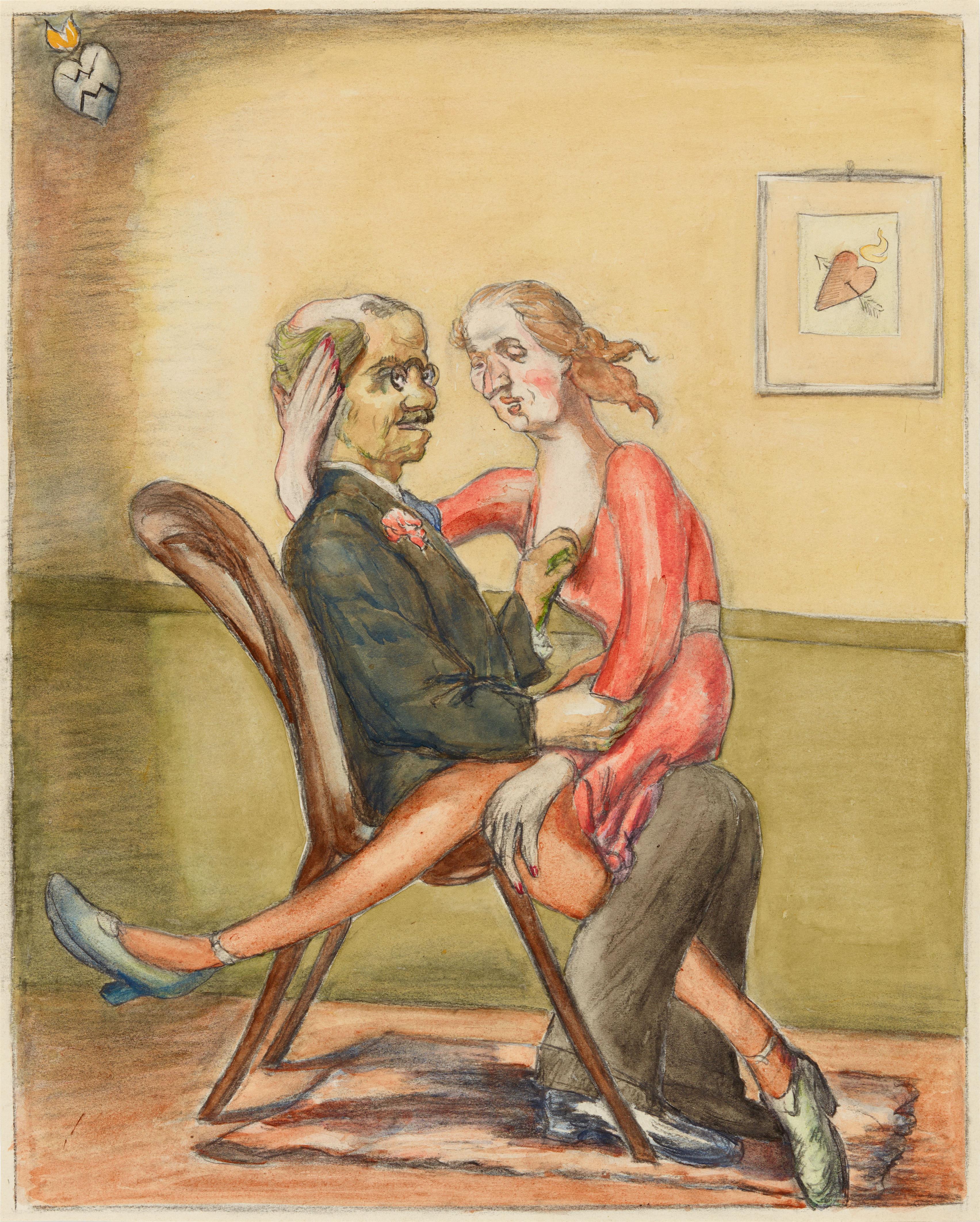 Ludwig Meidner - Paar