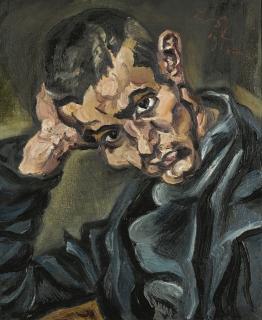 Ludwig Meidner - Portrait Eines Jungen Mannes (Portrait Of A Young Man)