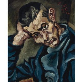 Ludwig Meidner - Portrait Eines Jungen Mannes (Portrait Of A Young Man)