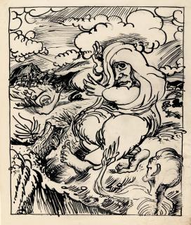 Ludwig Meidner - Prophet mit erhobener Rechten.