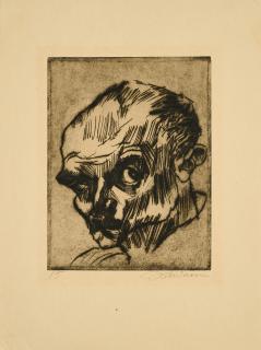 Ludwig Meidner - Selbstbildnis (Ludwig Meidner VIII).