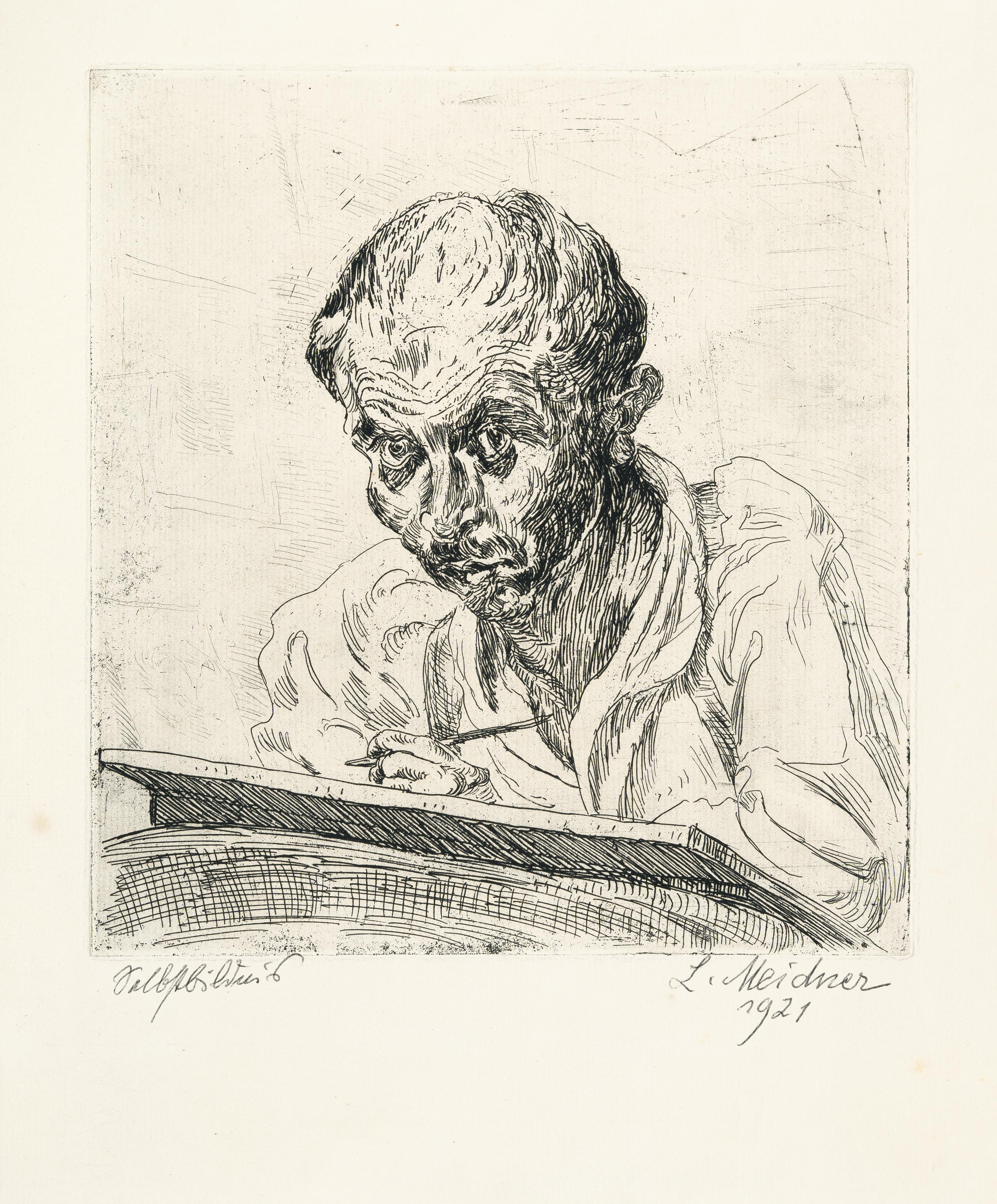 Ludwig Meidner - „Selbstbildnis“ (Ludwig Meidner XII)