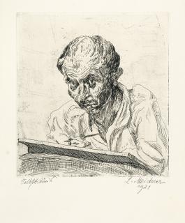 Ludwig Meidner - „Selbstbildnis“ (Ludwig Meidner XII)