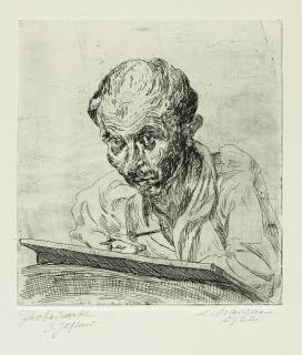 Ludwig Meidner - Selbtbildnis