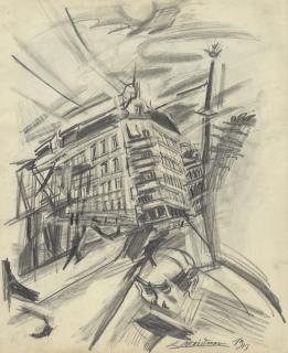 Ludwig Meidner - Strassenszene